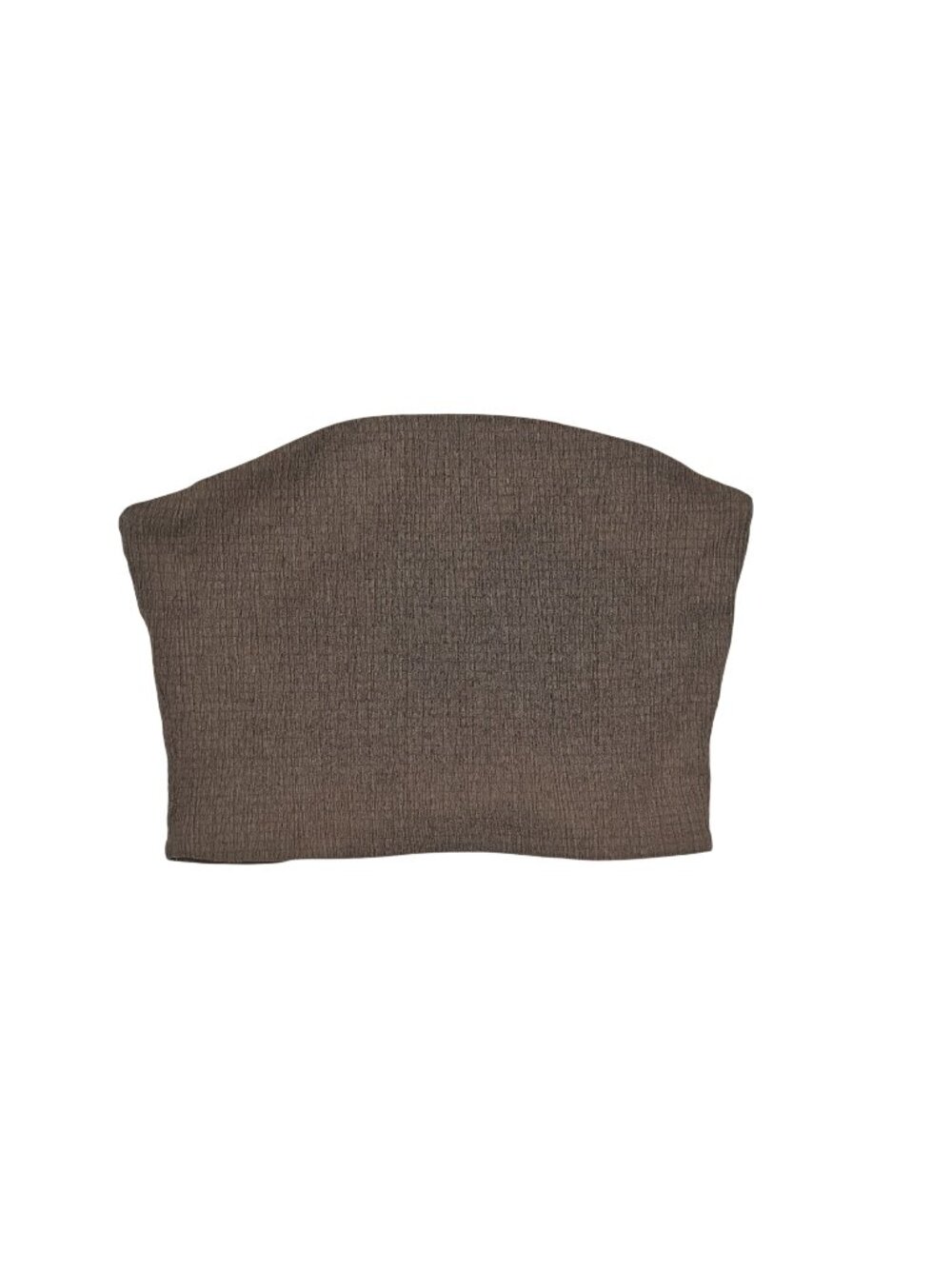 ASTR The Label Anoka Bandeau Crop Top in Brown